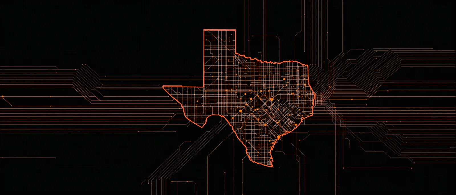 Map showing UTS BuildPros service areas across Texas, Oklahoma, and Arkansas
