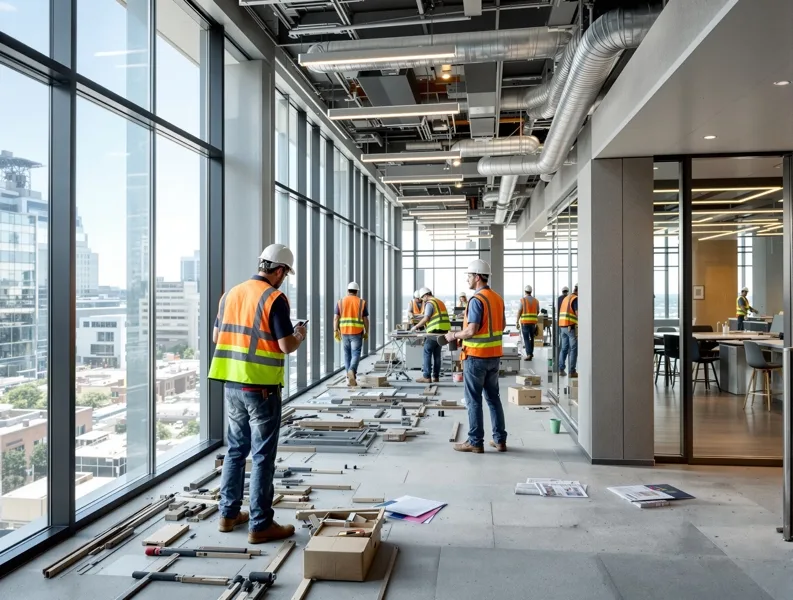 UTS BuildPros commercial construction crew in Austin Texas