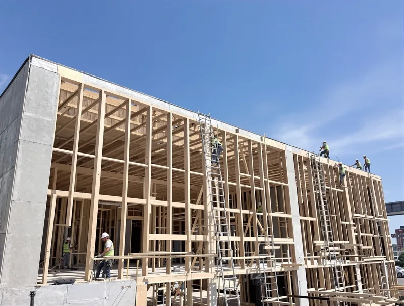UTS BuildPros commercial construction crew working in Houston Texas